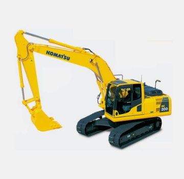 escavadeira da marca komatsu